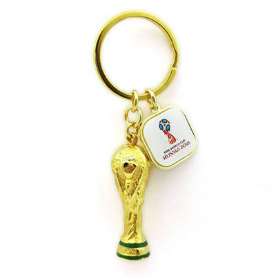 खरीदें Miniature Russia World Cup Trophy Keychain Soccer Race Keyring Design ऑनलाइन निर्माण