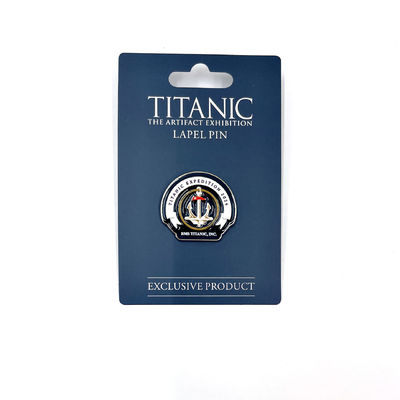 खरीदें Lapel Pin for Titanic Enthusiasts Customizable Soft Enamel Badge for Movie Themes Free Design Service Availabl ऑनलाइन निर्माण